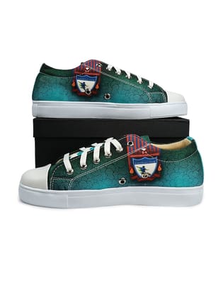 Men Printed Lace-Up Sneakers