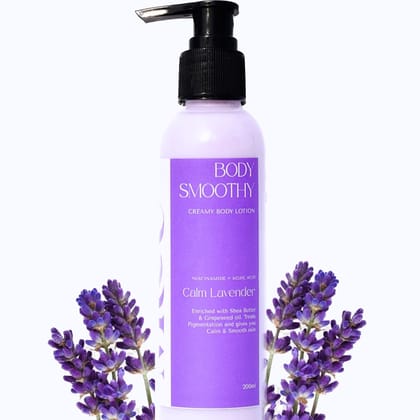 Calm Lavender Creamy Body Lotion For Relaxed Skin