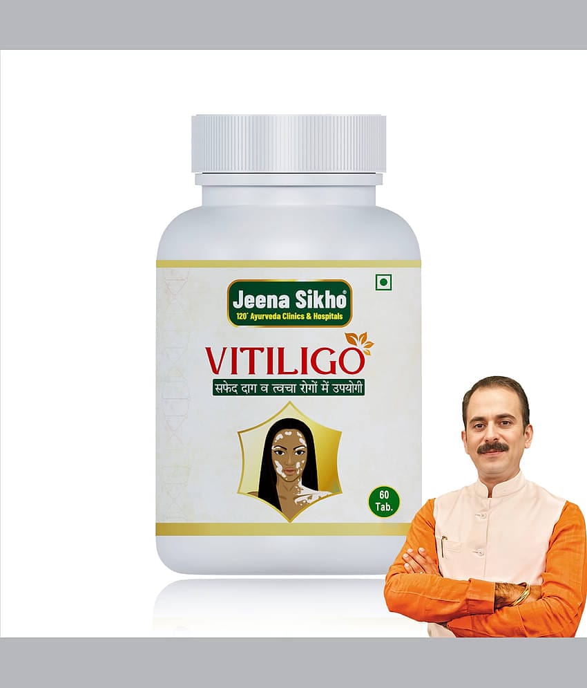 Jeena Sikho Vitiligo Tablets | Herbal Skin Discoloration Supplement, 60 Tablets