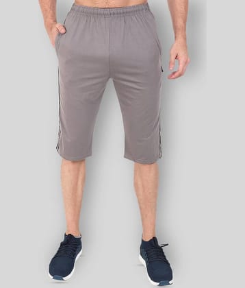 Zeffit - Silver Cotton Blend Men's Three-Fourths ( Pack of 1 )