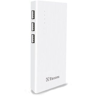 TP TROOPS 2.1A 4-USB Port battery pack 11400mAH Battery Charger PVBA Flashlight for Cell Phone DIY Universal Portable