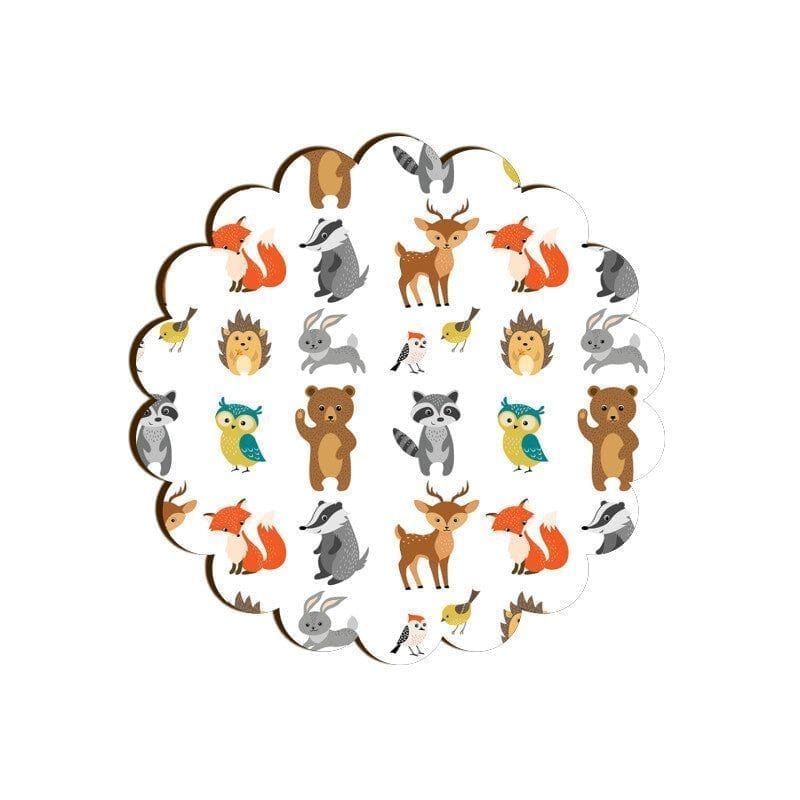 Woodland Creatures Scallop Coaster