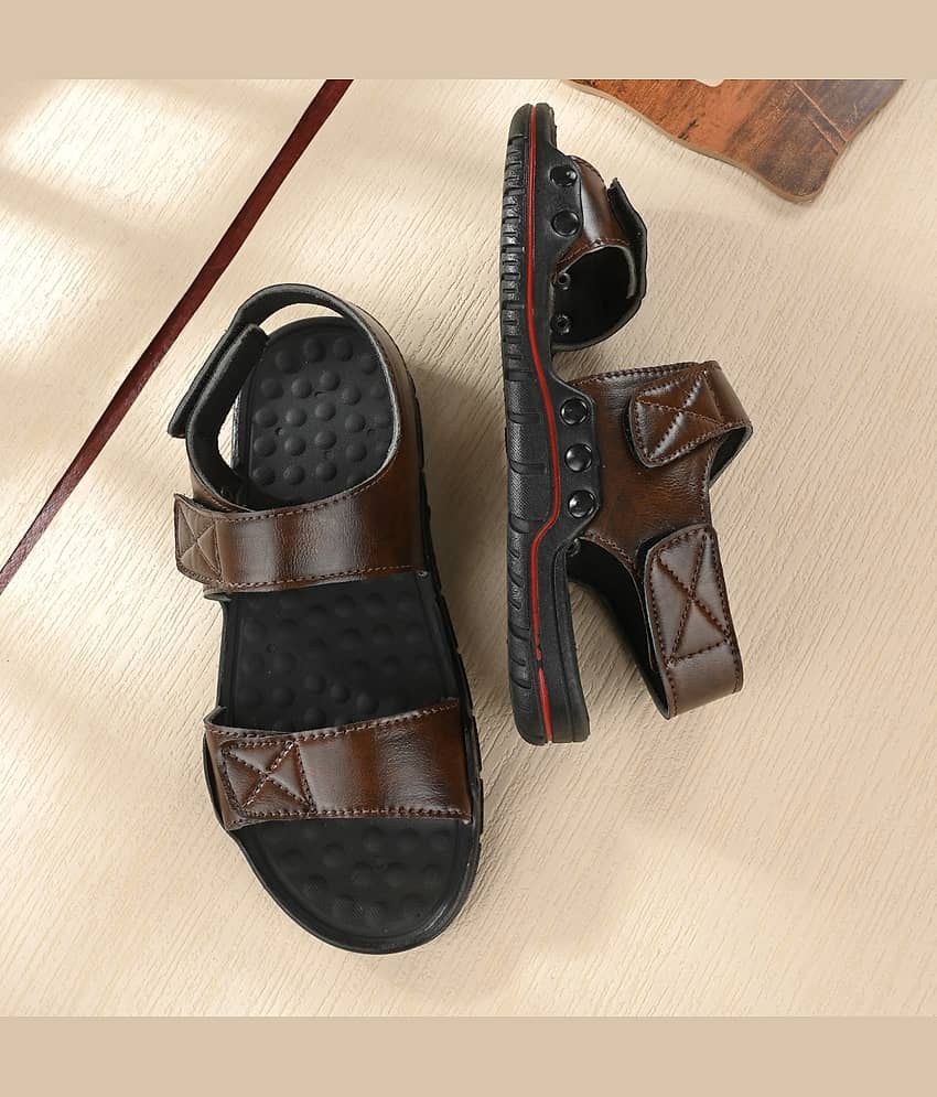 Rising Wolf - Tan Men's Sandals