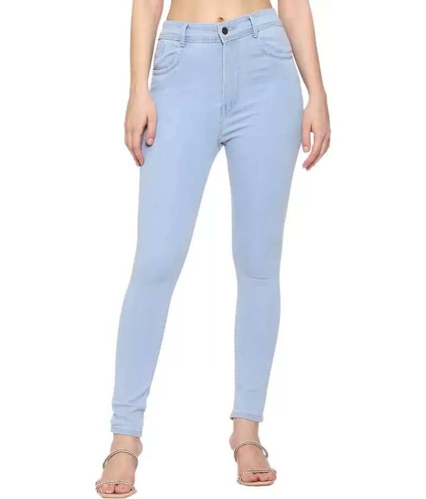 Kashian - Blue Denim Skinny Fit Women's Jeans ( Pack of 1 )