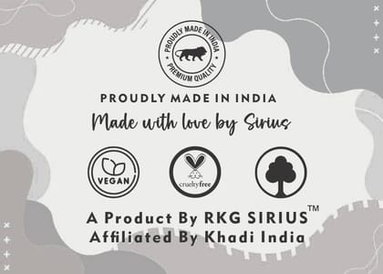 RKG SIRIUS ACTIVATED CHARCOAL HAIR SHAMPOO | DETOX & DEEP SCALP CLEAN | UNISEX  (210 ML)