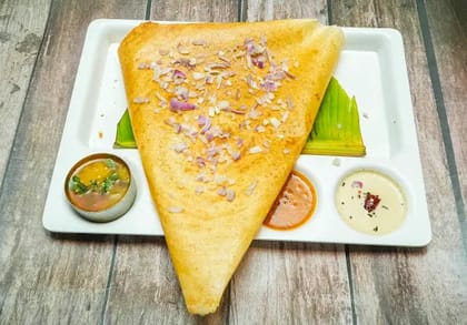 Onion Green Moong Dosa