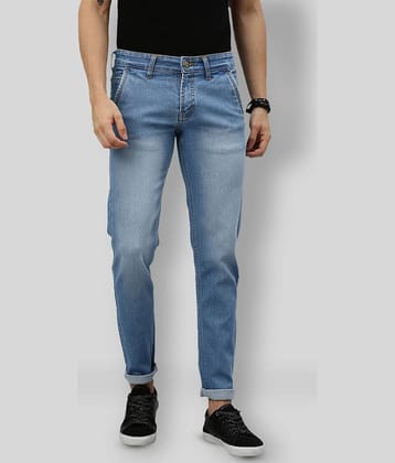 Urbano Fashion - Light Blue Cotton Blend Slim Fit Men's Jeans ( Pack of 1 )