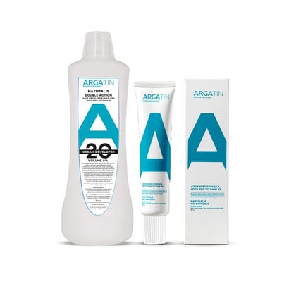 ARGATIN Developer and Hair color tube combo