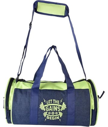 Da Tasche - Blue Polyester Duffle Bag