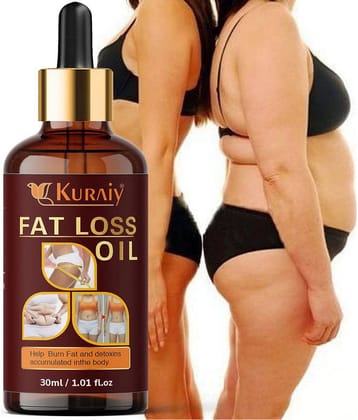 KURAIY Pure Fatloss Essential Oil 30ml,Weight Loss Oil