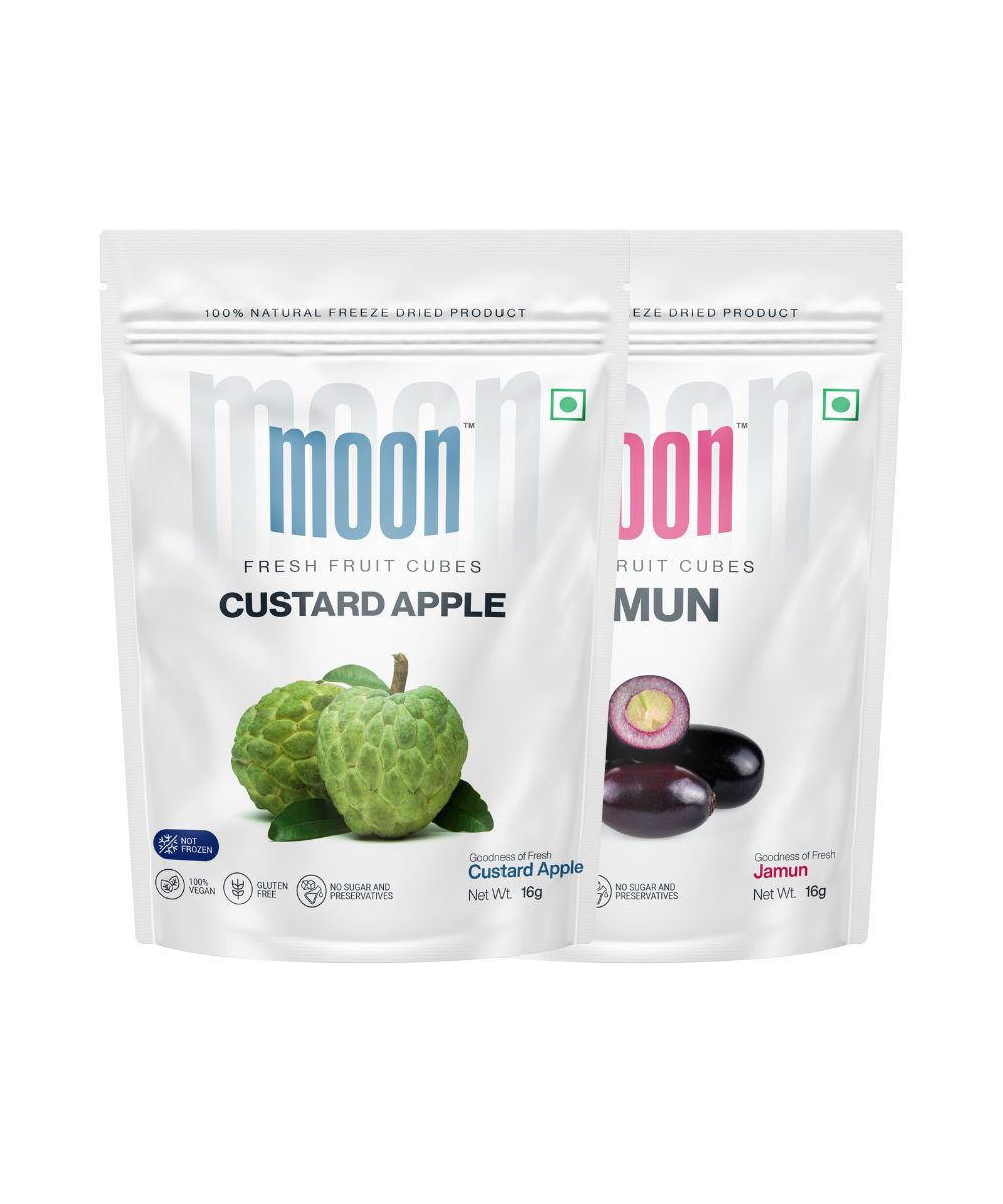 Moon Freeze Dried Custard Apple Cube and Jamun Combo, 32 gm