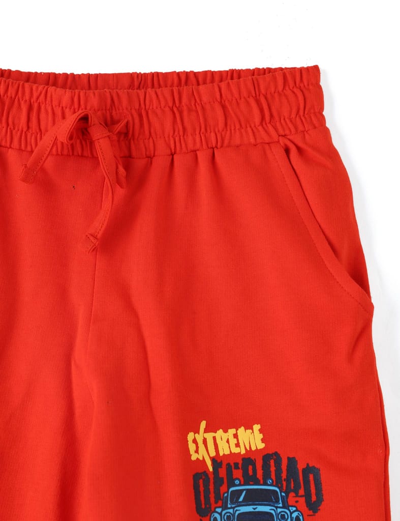 Best Kids Boys Shorts Cotton French Terry Fiery Red Off Road Jeep Champion 2025 at ShopCircuit |