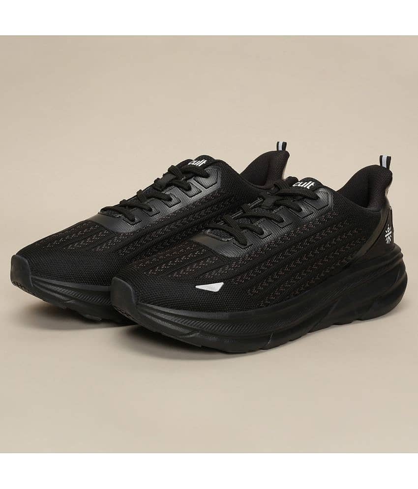 Cult Raze Black Men's Sports Running Shoes