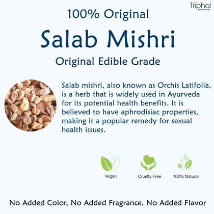 Salab Mishri – Salam Misri – Orchis Latifolia | Original Salap Misri | Triphal