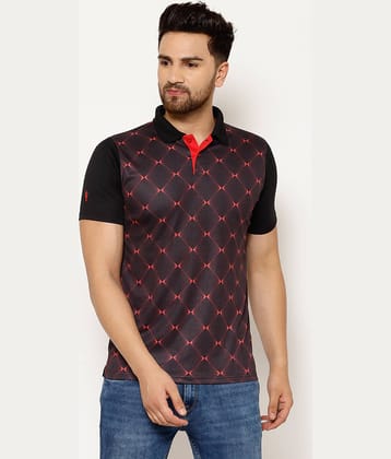 EPPE - Black Polyester Regular Fit Men's Sports Polo T-Shirt ( Pack of 1 )