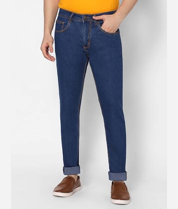 HJ HASASI - Blue Denim Slim Fit Men's Jeans ( Pack of 1 )