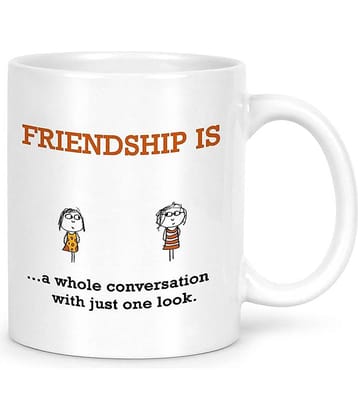 Idream Quote Printed Ceramic Coffee Mug 1 Pcs 330 mL