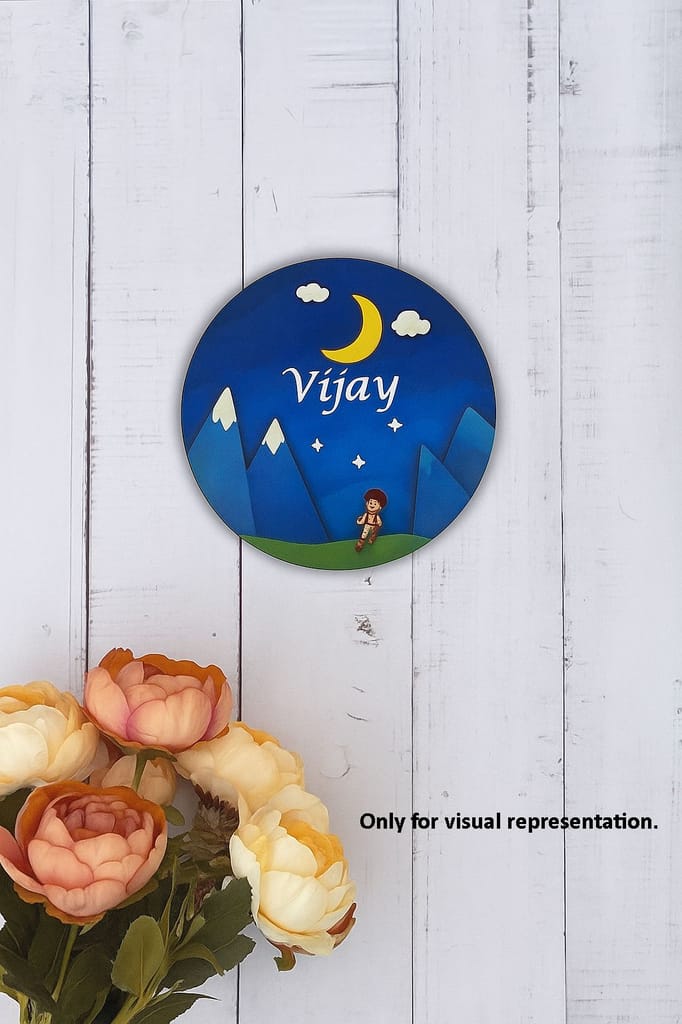 Dbeautify's DIY Kids Personalized MDF Name Plate