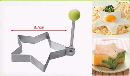 Stainless Steel Fried Egg, Pancake Mold-Star