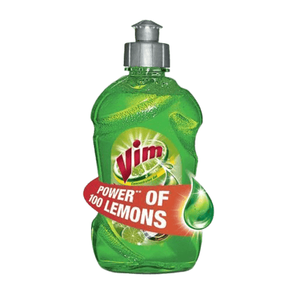 Vim Dishwash Gel Liquid Lime 250ml
