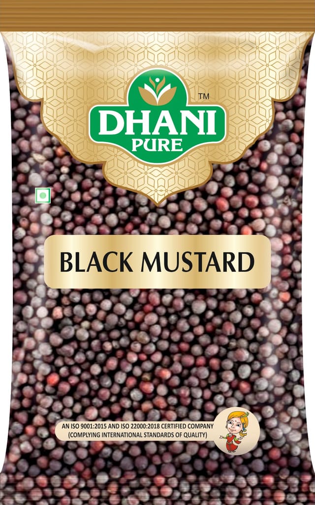 Dhani Pure Black Mustard Whole, 100g
