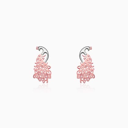 Anushka Sharma Rose Gold Peacock Earrings