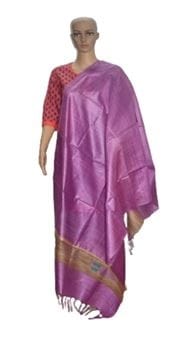Mulberry Gheecha Dupion Dupatta