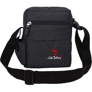 Life Today Grey Men & Women Sling Bag - Medium
