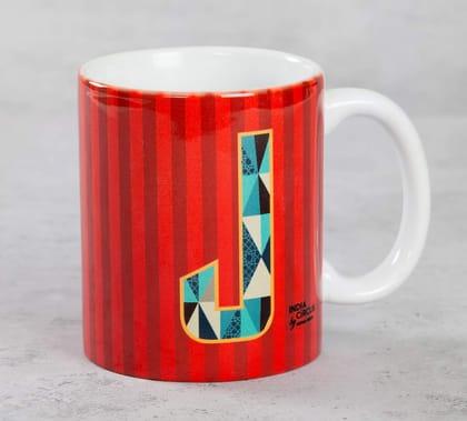 India Circus Jaunty Alphabet J Coffee Mug