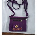 Rectangle Hand Purse Blue