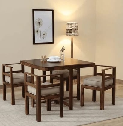 Innsbruck Solid Sheesham Wood 4 Seater Dining Table