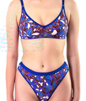 TCG Multi Color Cotton Bra & Panty Set
