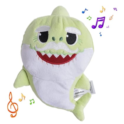 Baby Shark Plush Singing Plush Toy For Kids 1 Years and Above (Light Green) Baby Shark Plush Singing Plush Toy For Kids 1 Years and Above (Light Green)