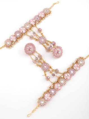 Khoobsurat Pink Pair of Pairphool