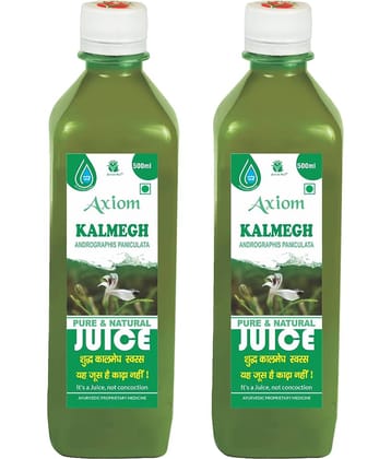 Axiom Kaal Megh Juice 500ml (Pack of 2) |100% Natural WHO-GLP,GMP,ISO Certified Product