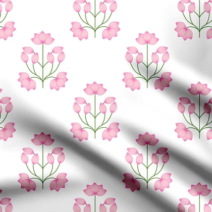 Pichwai lotus-Cotton
