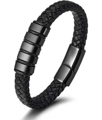 FASHION FRILL Black Bracelet ( Pack of 1 )