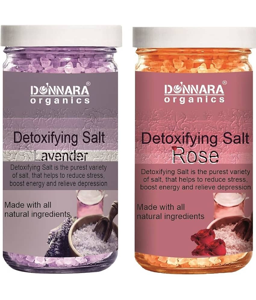 Donnara Organics Crystal Natural Bath Salt 200 g Pack of 2