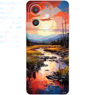 Yug Emporium Oppo A3x Morning View Theme (Back Cover, Multicolor)