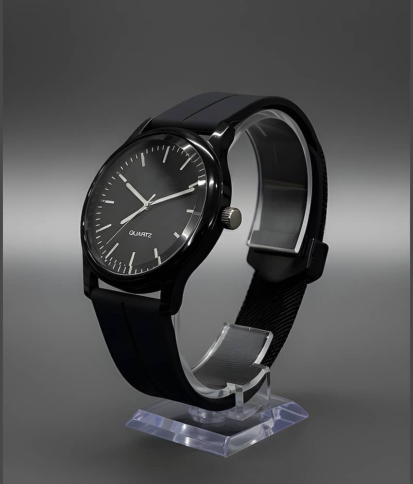 DECLASSE Black Silicon Analog Men's Watch