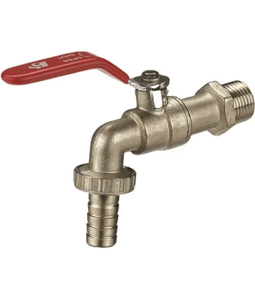 BATHONIX 1/2" Faucet Full Body Brass Nozzle Bib Tap Brass Bathroom Tap (Bib Cock)