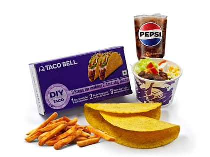 DIY Crunchy Taco Supreme Meal Veg
