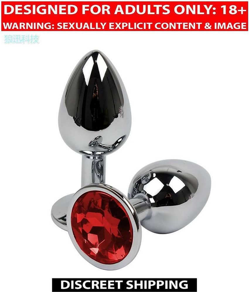 Stainless Steel Diamond Anal Plug For All Day Use And Kegel Exercise | Anal Toys For Men And Women By KamYog  + Free Kaamraj Lubricant