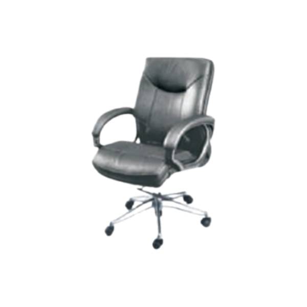 Next to Boss - Leatherette Revolving Chair With Cushioned Handle & Metal Base (CS-L16-MB)