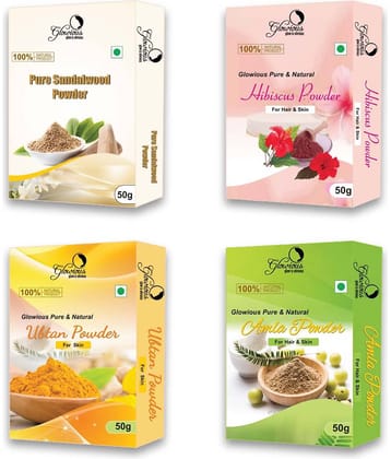 glowious - Skin Toning Face Pack for Normal Skin ( Pack of 4 )