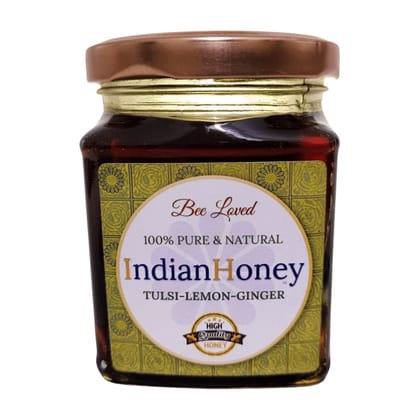IndianHoney Tulsi Lemon Ginger Natural Honey A Perfect Fusion Of Bold Flavours And Nature Sweetness IndianHoney Tulsi Lemon Ginger Natural Honey A Perfect Fusion Of Bold Flavours And Nature Sweetness