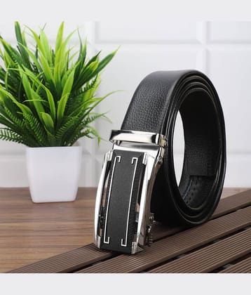 Clock21 - Silver Leather Men's Formal Belt ( Pack of 1 )