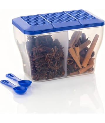 Analog Kitchenware Dal/Masala/Vegetable Plastic Navy Blue Pickle Container ( Set of 1 )