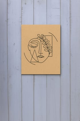 Dbeautify's DIY MDF Wall Art Panel for Painting
