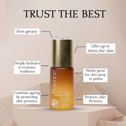 Instant Hydration Nectar Dry Oil Serum with Passion fruit seed Oil & Walnut Oil